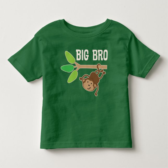 Camiseta Big Bro Monkey Brother Boys (Anverso)