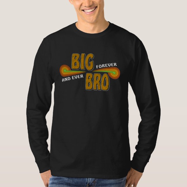 Camiseta BIG BRO Sibling Family Sister Boy Big Brother (Anverso)