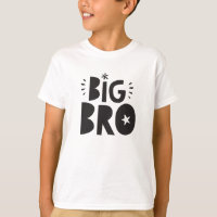 BIG BRO T-SHIRT moderno negrita divertido tipo de 