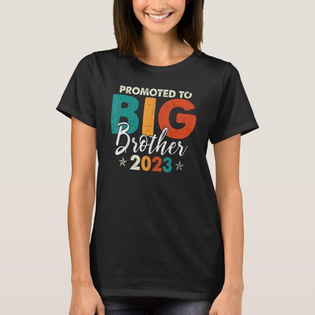 Camiseta Big Brother 2023 For Toddler Youth Pregnancy Annou (Anverso)