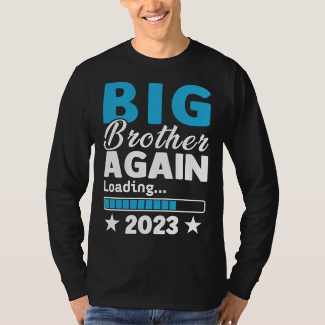Camiseta Big Brother 2023 Loading Baby Announcement First T (Anverso)