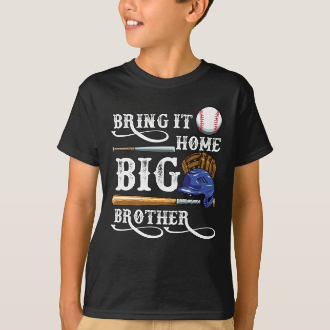 Camiseta Big Brother Little Brother Baseball (Anverso)