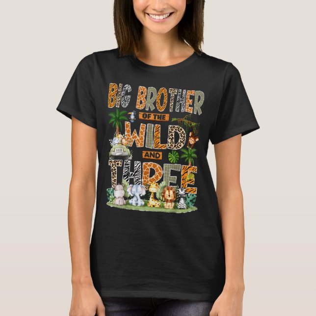 Camiseta Big Brother Of The Wild &amp; Three 3rd Birthday S (Anverso)