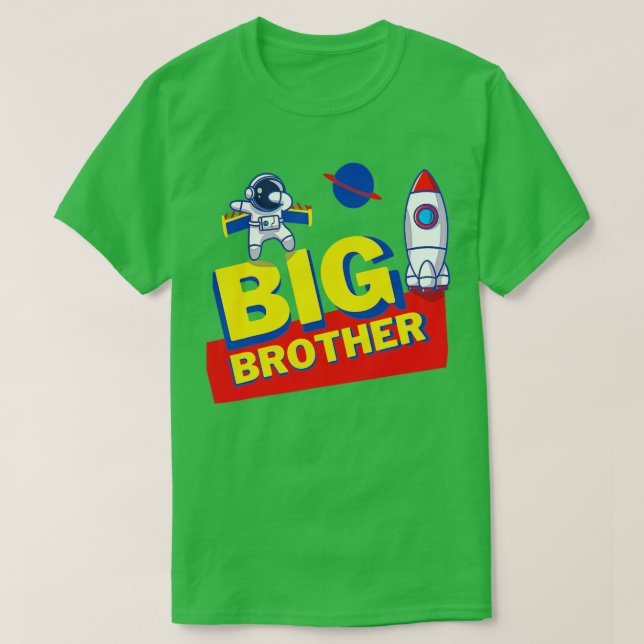 Camiseta Big Brother Toddler Outfit Birthday Gift For Astro (Diseño del anverso)