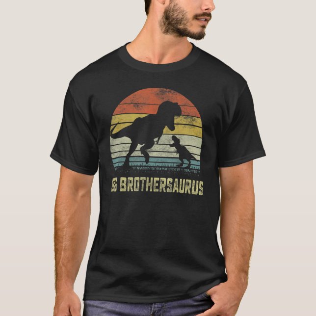 Camiseta Big Brothersaurus Rex Dinosaur Gran Hermano Sauro (Anverso)