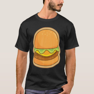 Camiseta Big Cheeseburger Hamburger Cheese BBQ Picnic