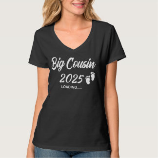 Camiseta Big Cousin Loading 2025 Baby Invitación Boys Gir