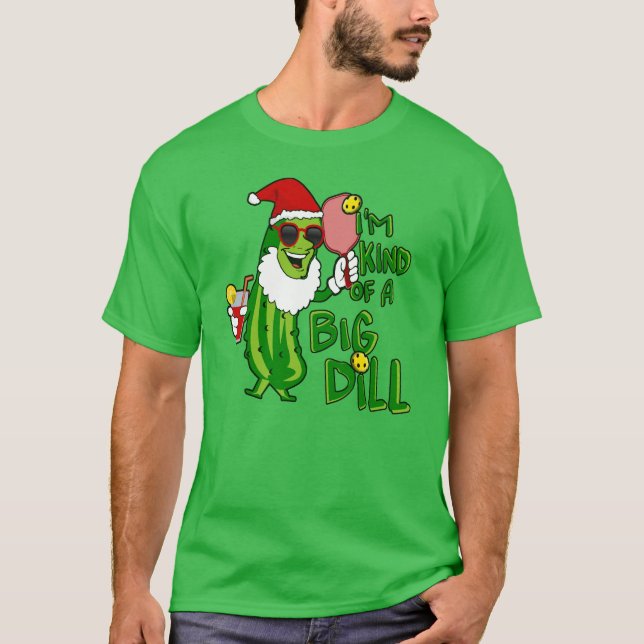Camiseta Big Dill Pickleball Santa (Anverso)