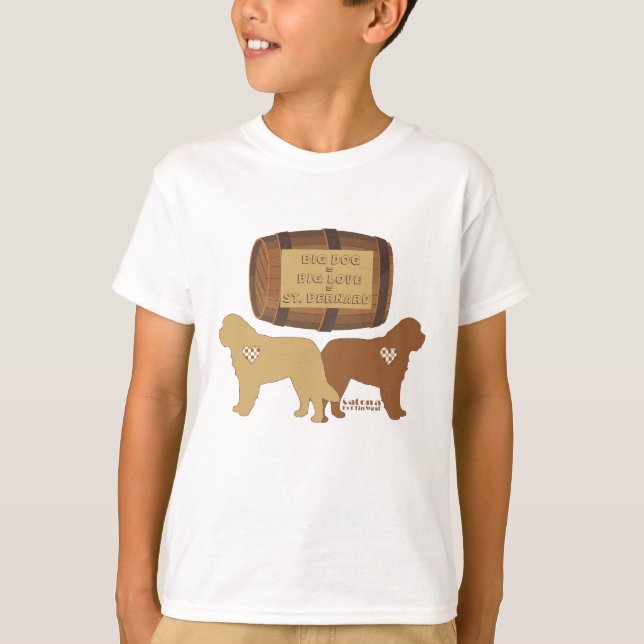 Camiseta Big Dog Big Love St. Bernard T-Shirt (Anverso)