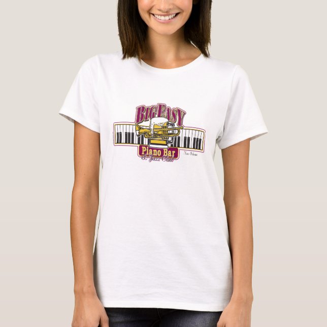 Camiseta BIG-EASY-Piano-BAR- (Anverso)