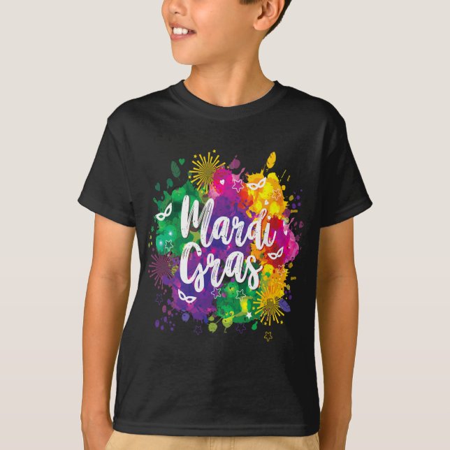 Camiseta Big Easy Vibes Mardi Gras Fat Tuesday New Orleans  (Anverso)
