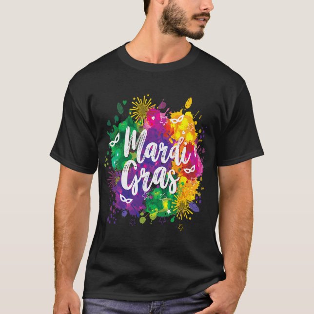 Camiseta Big Easy Vibes Mardi Gras Fat Tuesday New Orleans  (Anverso)