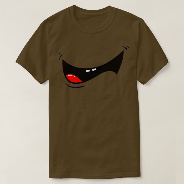 Camiseta Big Face Mouth Smile (Diseño del anverso)
