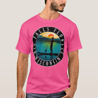 Camiseta Big Falls Flowage Wisconsin Paddleboarding