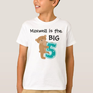 Camiseta Big FiveCustomizable Birthday