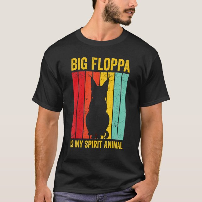Camiseta Big Floppa Caracal Retro Big Floppa Is My Spirit A (Anverso)