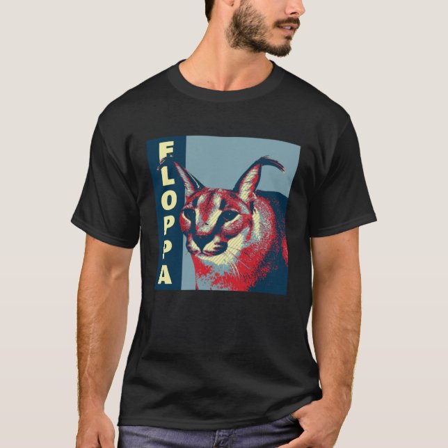 Camiseta Big Floppa Caracel Meme (Anverso)