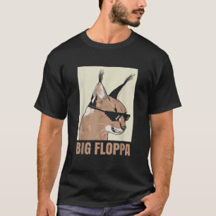 Camiseta Big Floppa Meme Cat Caracal Guay Funny Cats Caraca