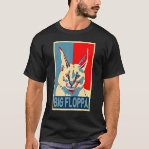 Camiseta Big Floppa Meme Cute Caracal Cat esperanza retro v