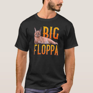Camiseta Big Floppa Meme lindo gato caracal