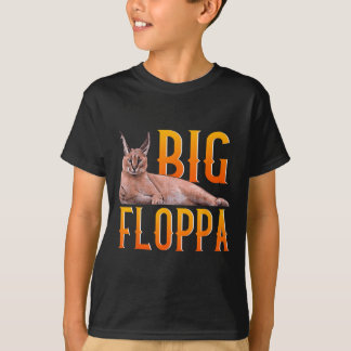 Camiseta Big Floppa Meme lindo gato caracal
