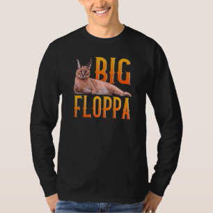 Camiseta Big Floppa Meme lindo gato caracal