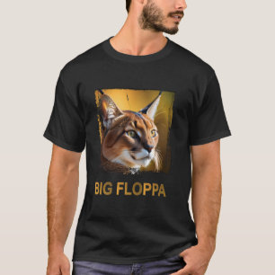 Camiseta Big Floppa Meme lindo gato caracal