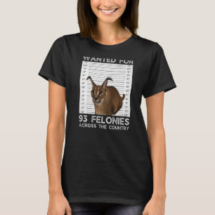 Camiseta Big Floppa quiere meme de gato caracal