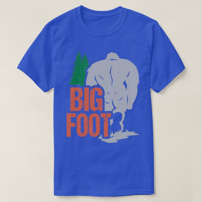 Camiseta Big Foot Bigfoot Sasquatch Yeti (Diseño del anverso)