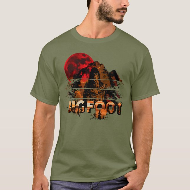 Camiseta Big Foot Mountain Man (Anverso)