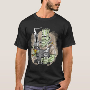 Camiseta Big Frankie Big Caliber Gun 50's Culture Biker