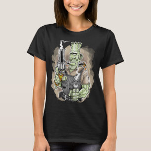Camiseta Big Frankie Big Caliber Gun 50's Culture Biker