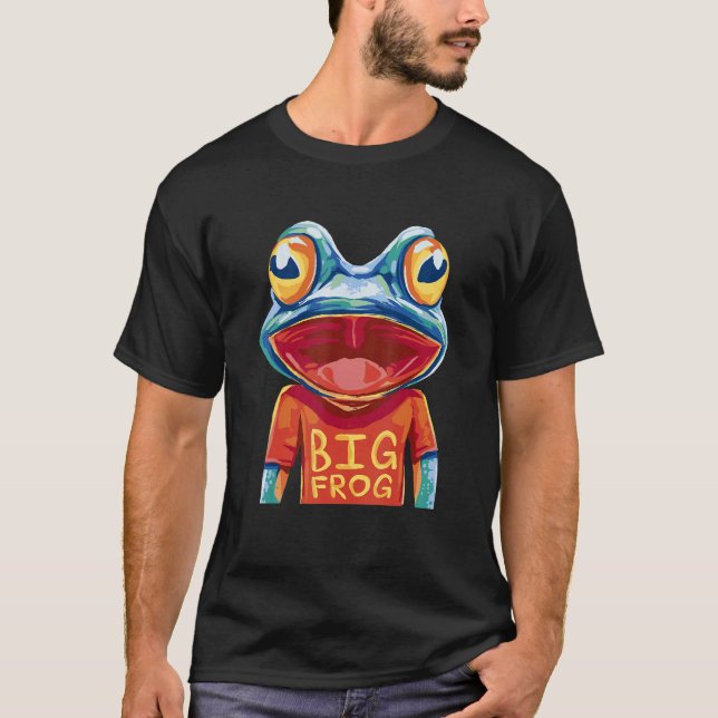 Camiseta Big Frog Cute Frog Kids (Anverso)