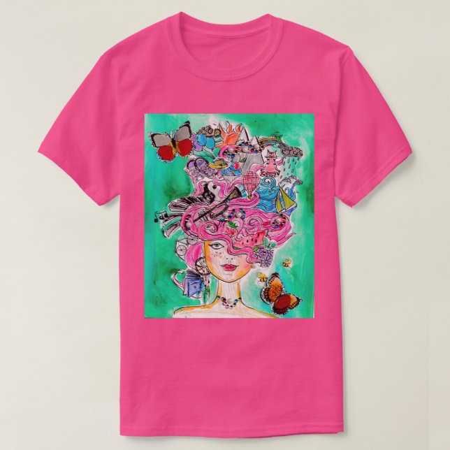 Camiseta Big HairDonx27t Care (Diseño del anverso)