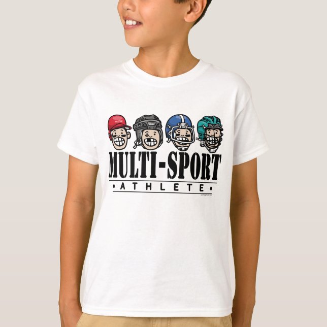 Camiseta Big Kid Multi-Sport Athlete (Anverso)
