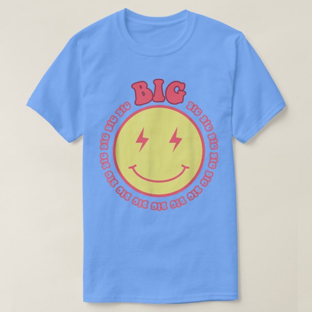 Camiseta Big Little Gbig Sorority Reveal Set Cute Face1 (Diseño del anverso)