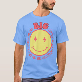 Camiseta Big Little Gbig Sorority Reveal Set Cute Face1