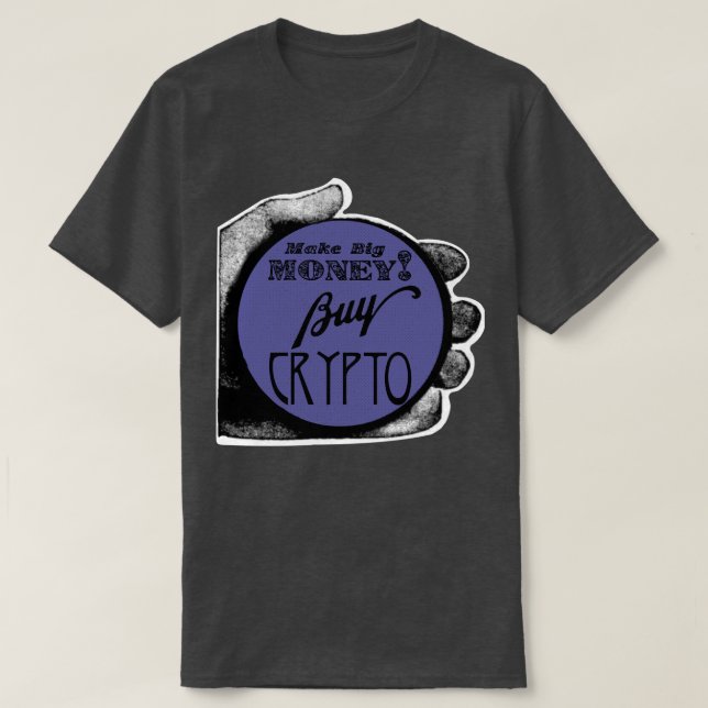 Camiseta Big Money Comprar Cripto Púrpura (Diseño del anverso)