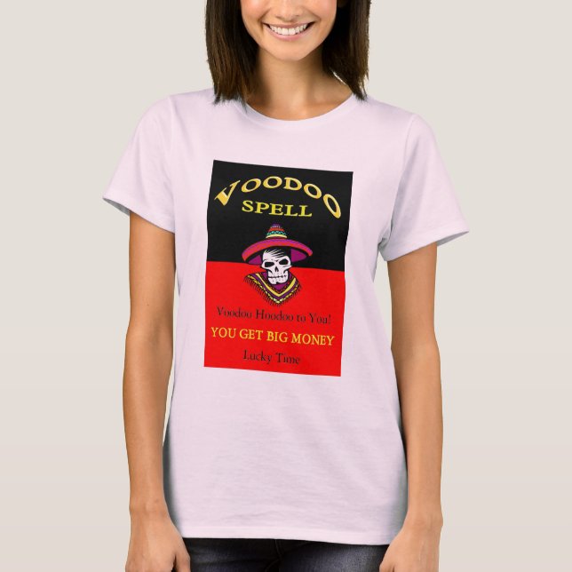 Camiseta Big Money Voodoo Spell (Anverso)