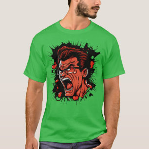 Camiseta Big Mouth Maury Rage Angry Red One