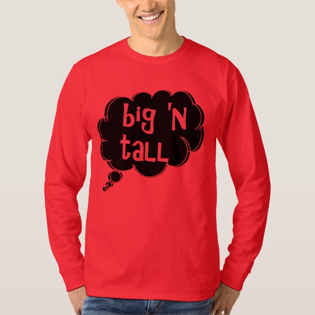 Camiseta Big 'n Tall de los hombres de DAL (Anverso)