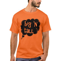 Camiseta Big 'n Tall por dalDesign (L-4xl)
