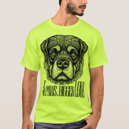 Camiseta Big Paws, Bigger Love - Rottweiler