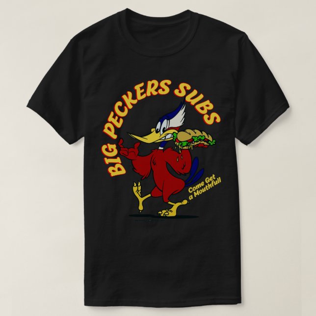 Camiseta Big Peckers Subs (Diseño del anverso)