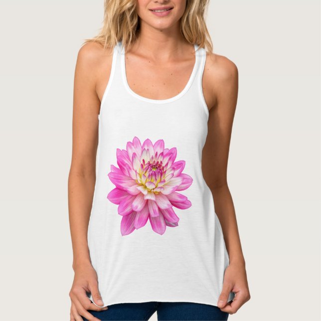Camiseta Big Pink Dahlia (Anverso)
