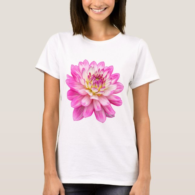 Camiseta Big Pink Dahlia (Anverso)