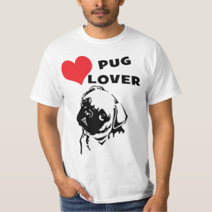 Camiseta Big Pug Lover Value TEE   UNISEX