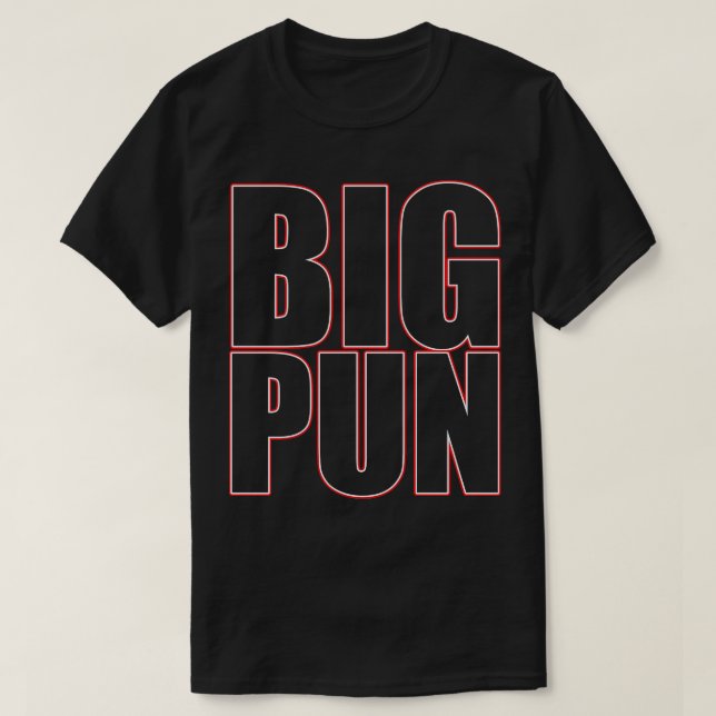 Camiseta BIG PUN Hip Hop 90 Fan Art (Diseño del anverso)