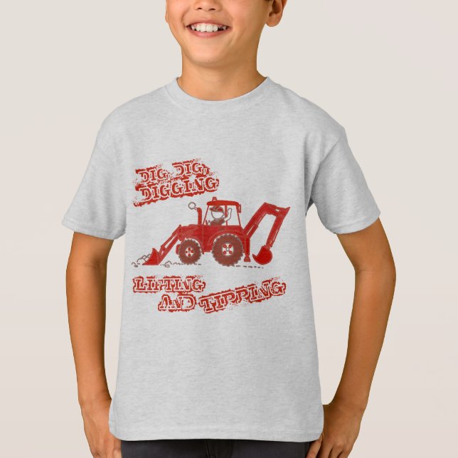 Camiseta Big Red Digger (Anverso)
