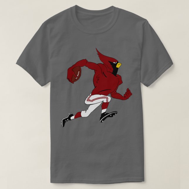 Camiseta Big Red Grid Bird (Diseño del anverso)